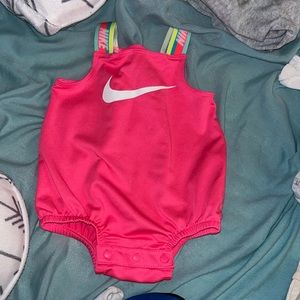 Baby girl one piece Nike swim suit